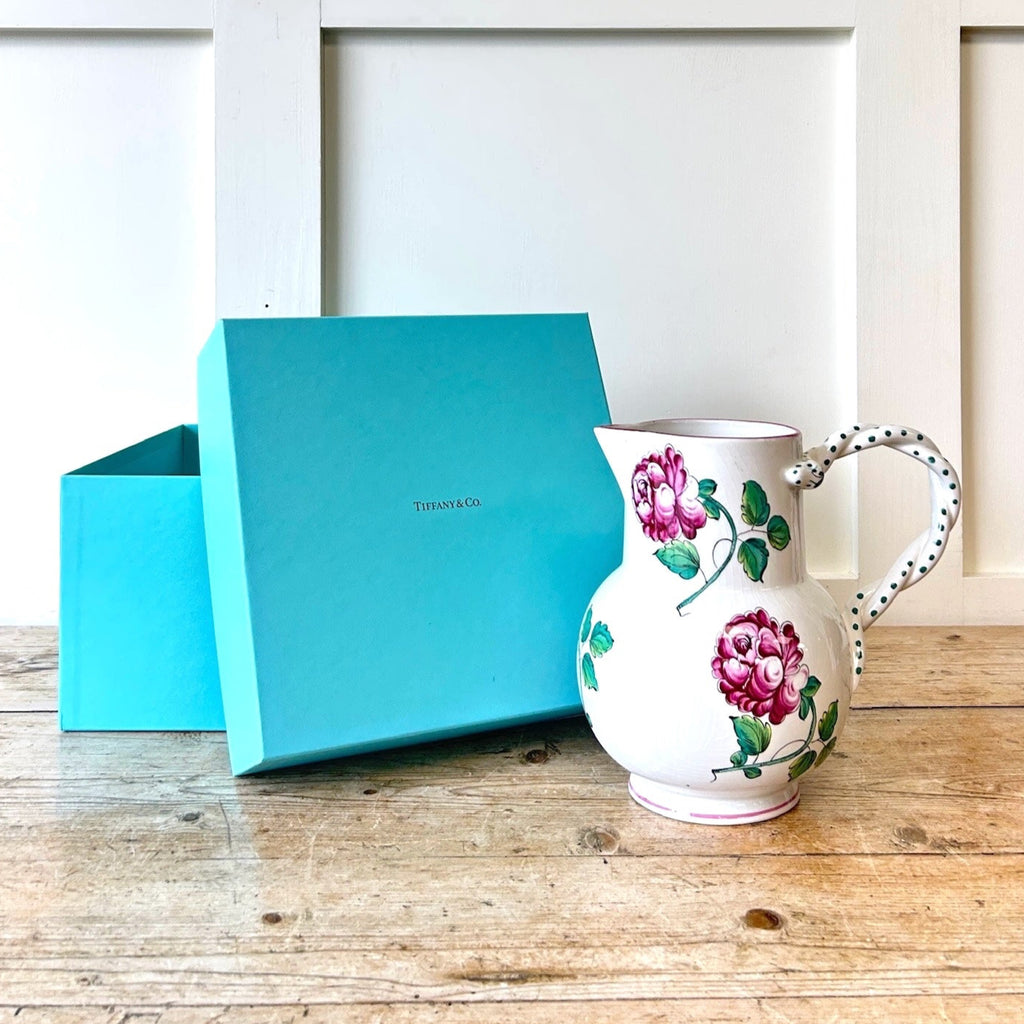 Tiffany & Co Strasbourg Flowers Pitcher Braided Handle Portugal