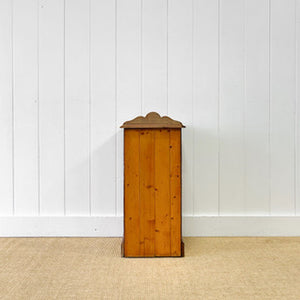 An Antique English Pitch Pine Nightstand c1890