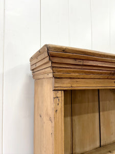 A 19th Century English Pine Bookcase Cupboard or Hutch
