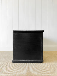 An English Pine Ebonized Blanket Box