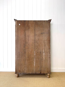 An English 19th Century Pine Bookcase with Glazed Doors