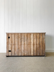 An Antique English Pine Pantry Cupboard