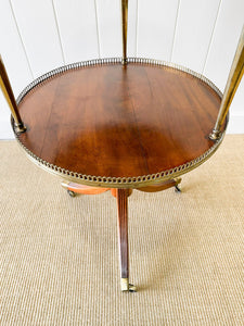 An English Regency "What-Not" shelf or Dumb Waiter