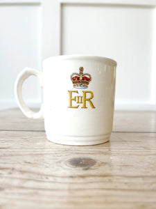 Collectible Vintage Elizabeth II Coronation Cup by Royal Winton, 1953