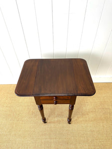 A Petite Early Victorian Mahogany Pembroke Table
