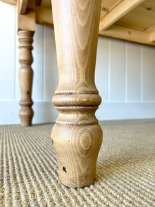An English Country Pine 6ft Dining Table