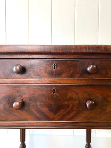 Charming English Georgian Mahogany Nightstand or Sidetable