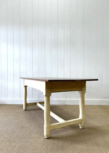 Antique English Country 6ft Refectory Style Table