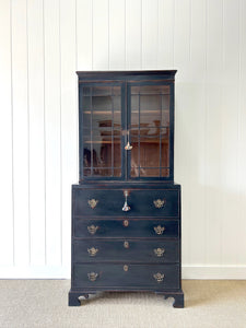 A 19th Century Pine Bookcase Cabinet or Hutch