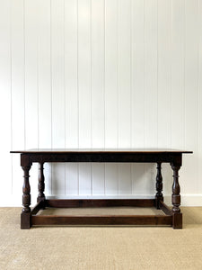 Antique English Country 6ft Refectory Style Oak Table