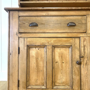 A Large Rustic Charming Pine Welsh Dresser or Cupboard