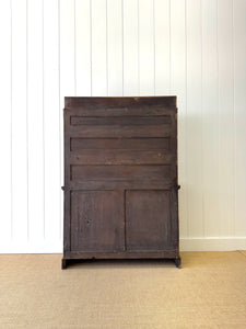 A 19th Century English Pine Bookcase Cabinet or Hutch