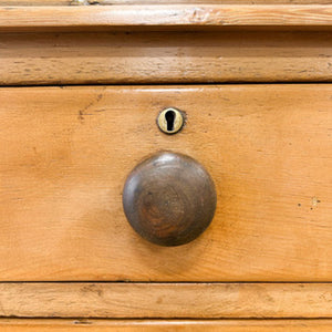 A 19th Century English Pine Chest of Drawers/Dresser with Tulip Feet