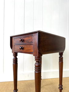 A Petite Early Victorian Mahogany Pembroke Table