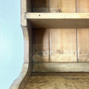 A Large Rustic Charming Pine Welsh Dresser or Cupboard