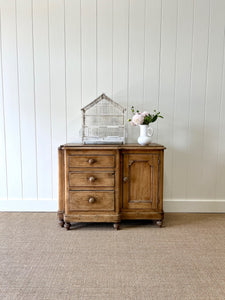 A Diminutive English Pine Sideboard c1870