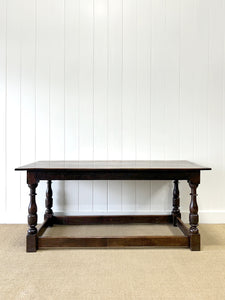 Antique English Country 6ft Refectory Style Oak Table