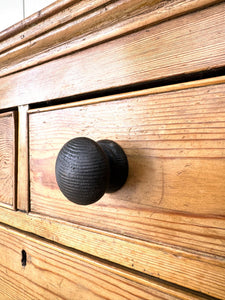 An Early 19th Century English Pine Chest of Drawers or Dresser