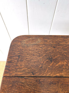 An English Oak Tripod Table