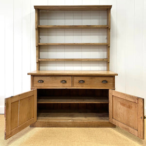 A 19th Century Pine Welsh Kitchen Dresser or Hutch