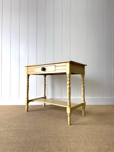 An English Country Pine Console Table or Desk c1860