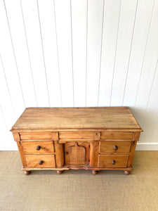 An English Country Pine Buffet or Sideboard