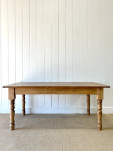 An English Country Pine 6ft Dining Table