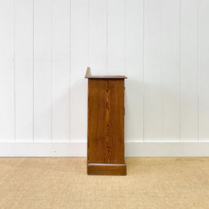 An Antique English Pitch Pine Nightstand c1890