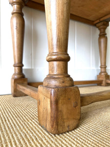 An Ancient English Pine Lowboy c1780
