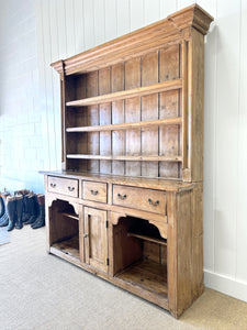 A Gorgeous 19th Century Pine Welsh Dresser or Cupboard