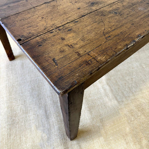A Monumental Antique 10 ft English Pine Farmhouse or Draper's Table