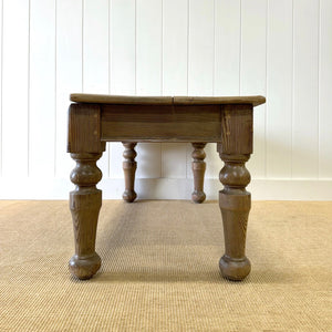 An Antique English Country Pine Coffee Table