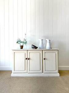 An Antique English Pine Pantry Cupboard
