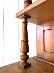 A 19th Century English Pine Bookcase Cabinet or Hutch
