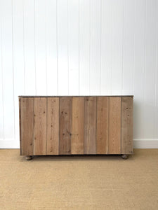 A Handsome Antique English Pine Sideboard c1890