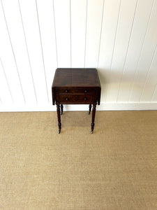 Charming English Georgian Mahogany Nightstand or Sidetable