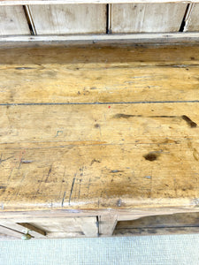 A Gorgeous 19th Century Pine Welsh Dresser or Cupboard