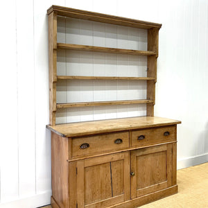 A 19th Century Pine Welsh Kitchen Dresser or Hutch