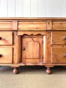 An English Country Pine Buffet or Sideboard