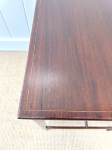 An English Country Mahogany Console Table