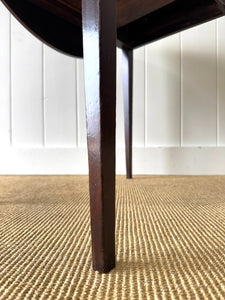 An English Country Mahogany Pembroke Drop Leaf Table