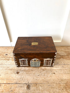 An Antique Painted Georgian Country House Box