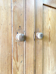 An Early 19th Century Monumental Pine Welsh Dresser or Cupboard
