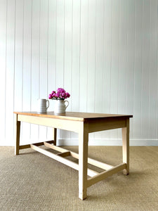 A Rustic Irish 6ft Dining Harvest Table