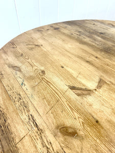 An English Round Cricket Table 42"