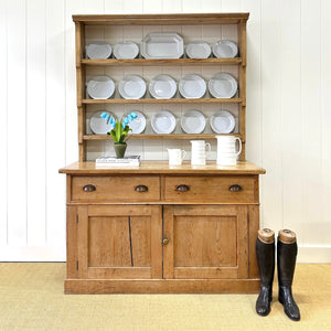 A 19th Century Pine Welsh Kitchen Dresser or Hutch