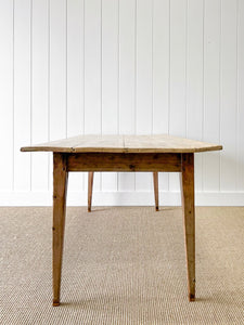 A VERY Good English Pine 5 1/2 ft Dining Table c1890