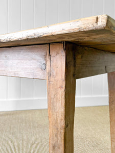 A VERY Good English Pine 5 1/2 ft Dining Table c1890