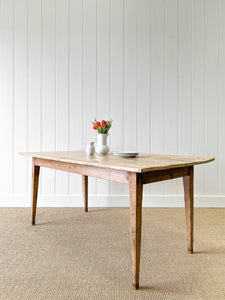 A VERY Good English Pine 5 1/2 ft Dining Table c1890