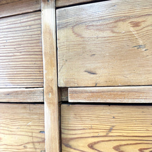 A Large Antique English Bank of Drawers Sideboard or Server c1890